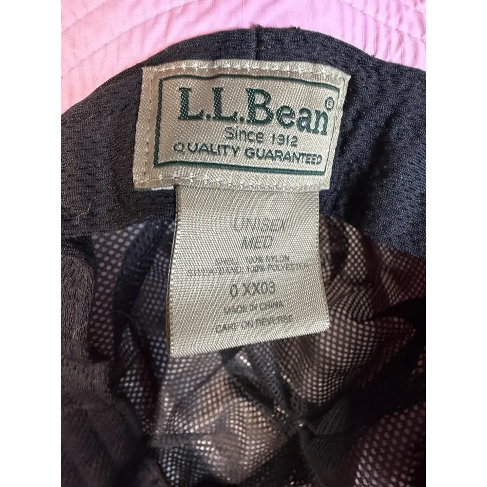 L.L. Bean Hat Cap Strap Back Unisex Kids M Pink Adjustable Sun Hat Nylon Mesh